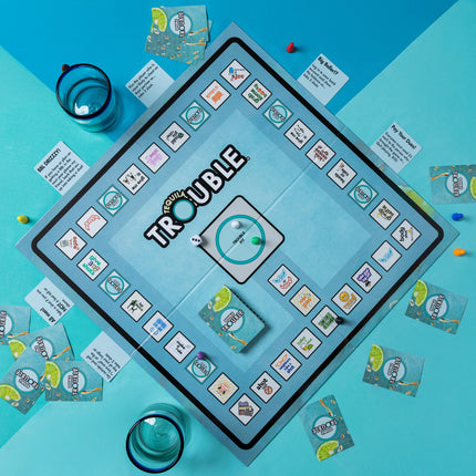 Tequila Trouble Drinking Game + XXX Card Game Deck