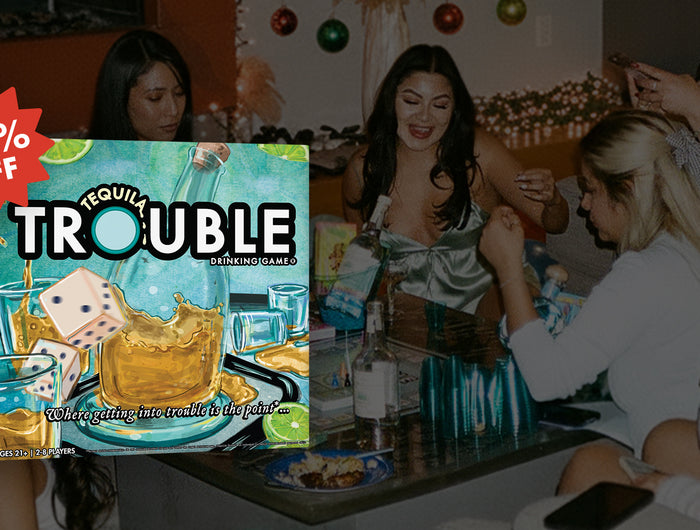 <h1><strong>GET INTO A LITTLE<br/>HOLIDAY TROUBLE!</strong></h1>