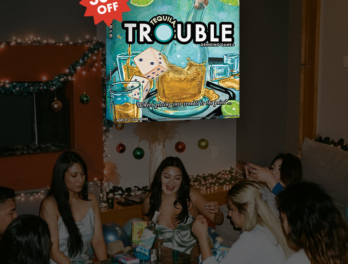 <h1><strong>GET INTO A LITTLE<br/>HOLIDAY TROUBLE!</strong></h1>